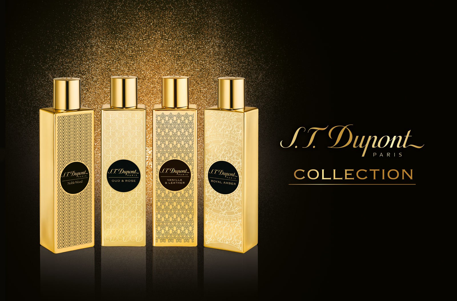 S.T Dupont Vanilla &amp; Leather and Collection Banner